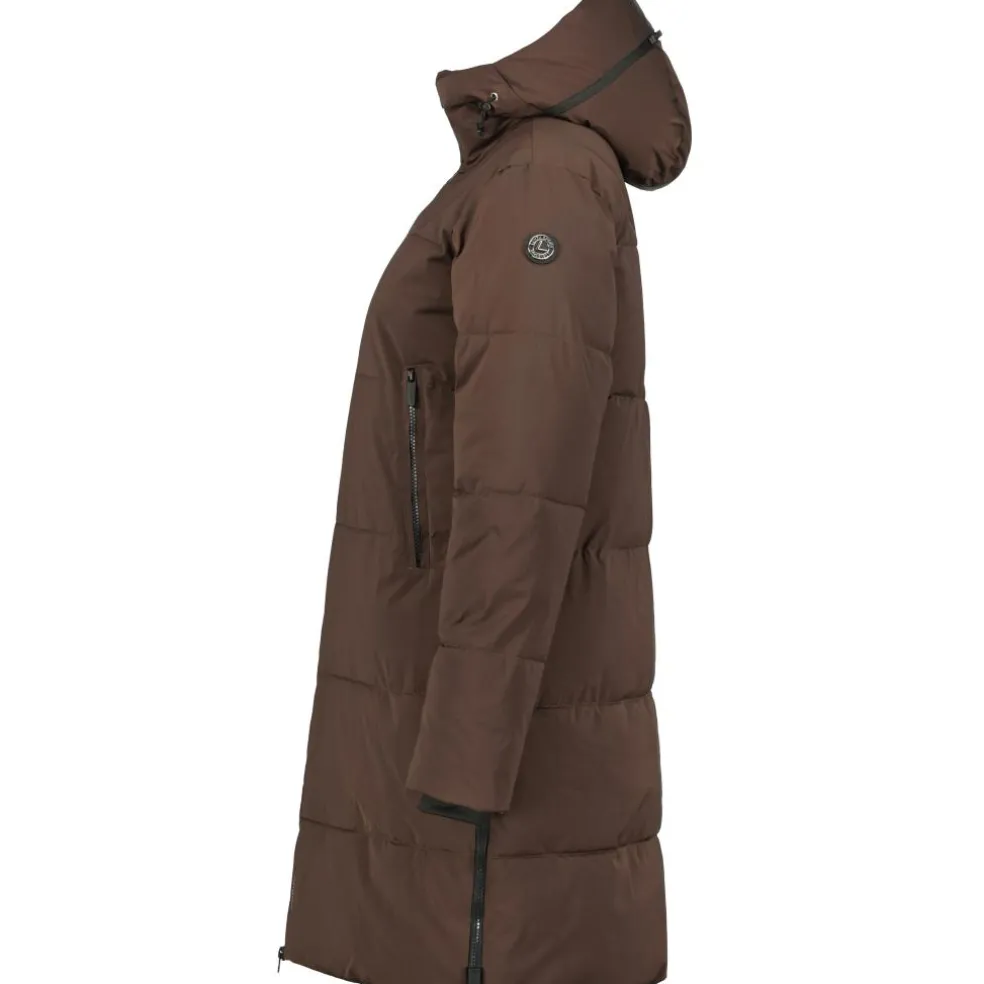 Luhta Eisele parka outdoor jack dames dark brown