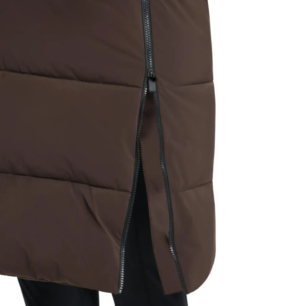 Luhta Eisele parka outdoor jack dames dark brown