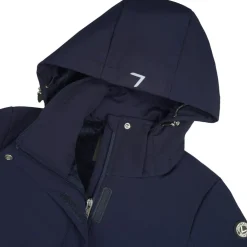 Luhta Iloniemi parka softshell jas dames dark blue