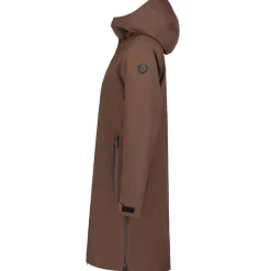 Luhta Iskola parka outdoor jack dames dark brown