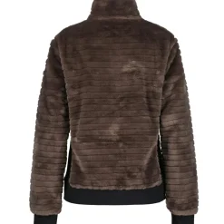 Luhta Isolahti fleece vest dames dark brown