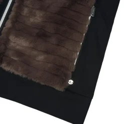 Luhta Isolahti fleece vest dames dark brown