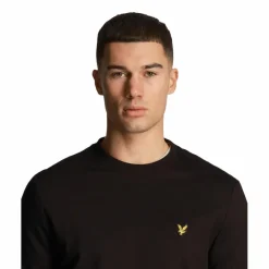 Lyle & Scott  Fly fleece sweater heren jet black