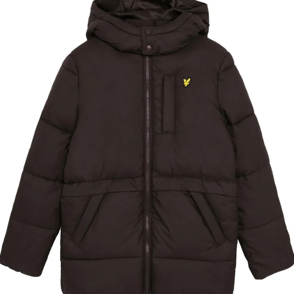 Lyle & Scott Ripstop Quilted Puffer jas junior jet black