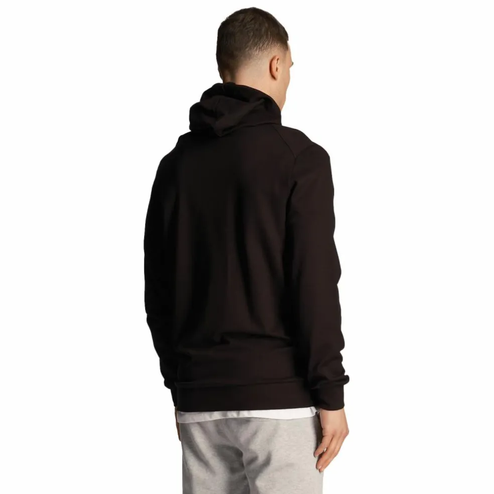 Lyle & Scott Sports Fly Fleece hoodie heren jet black
