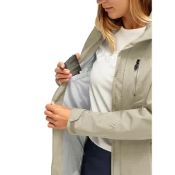 Maier Sports  Perdura Rec parka outdoor jack dames brown rice