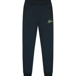 Malelions Counter joggingbroek junior navy bright yellow