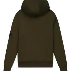 Malelions Nylon Pocket hoodie junior moss green
