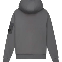 Malelions Nylon Pocket hoodie junior anthracite