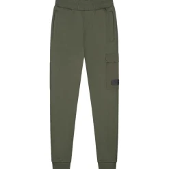 Malelions Nylon Pocket joggingbroek junior moss green