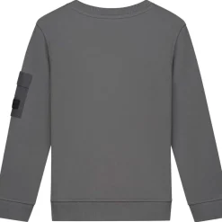 Malelions Nylon Pocket sweater junior anthracite
