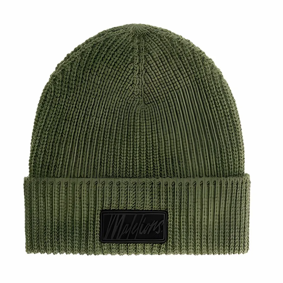 Malelions Ribbed Logo muts heren green