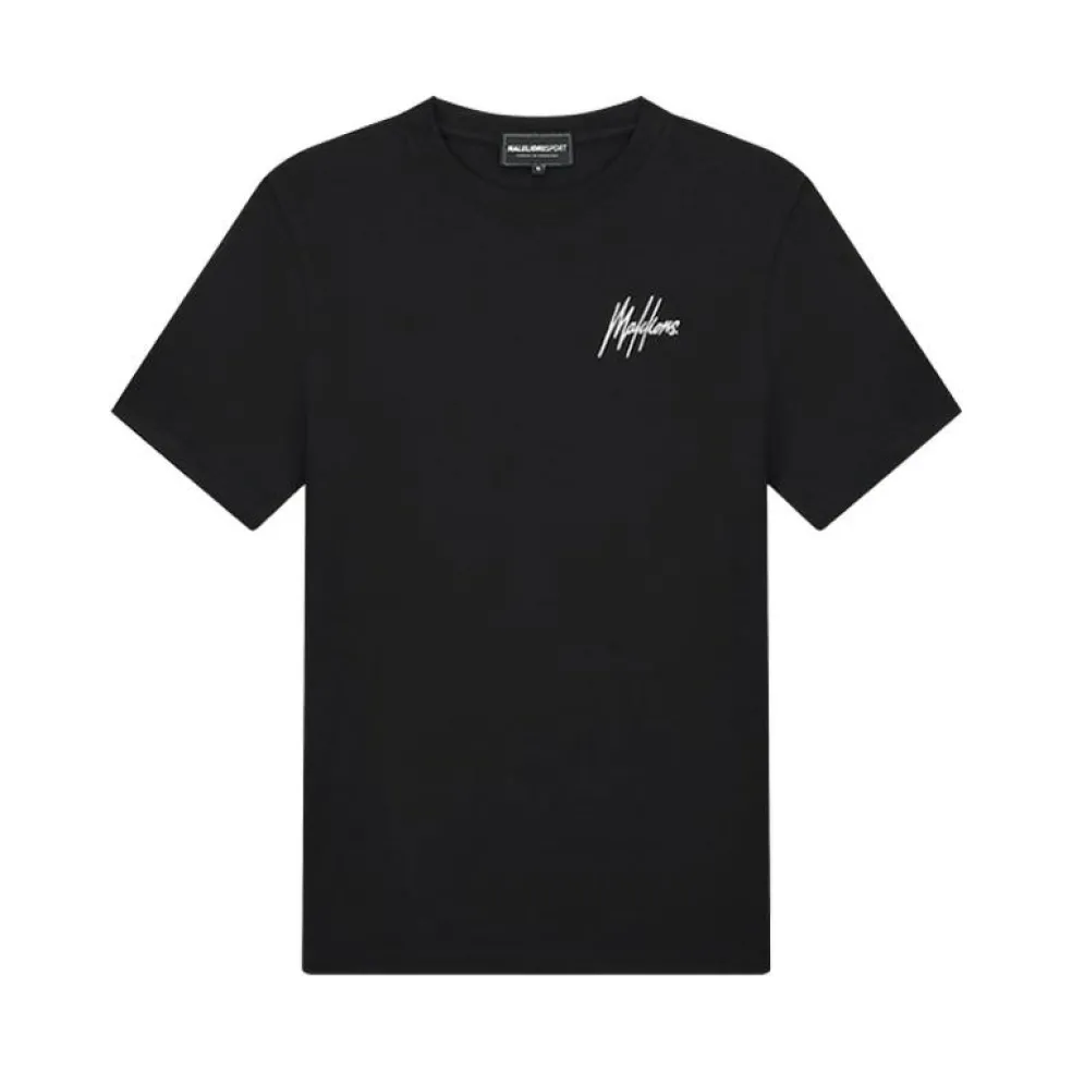 Malelions Sport Logo shirt heren black