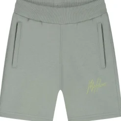 Malelions Striped Signature short junior agave green