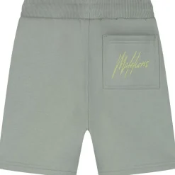 Malelions Striped Signature short junior agave green