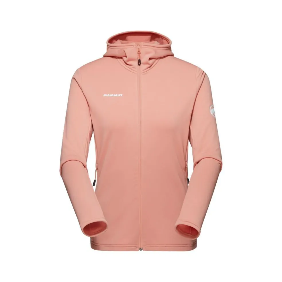 Mammut Aconcagua Light ML Hooded fleece vest dames quartz dust