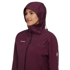 Mammut Ducan Guide HS Hooded outdoor jack dames vin
