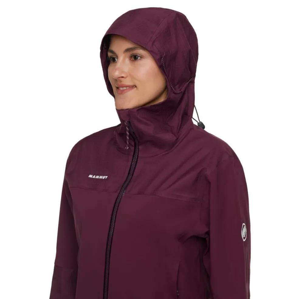 Mammut Ducan Guide HS Hooded outdoor jack dames vin