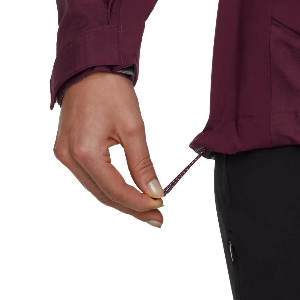 Mammut Ducan Guide HS Hooded outdoor jack dames vin