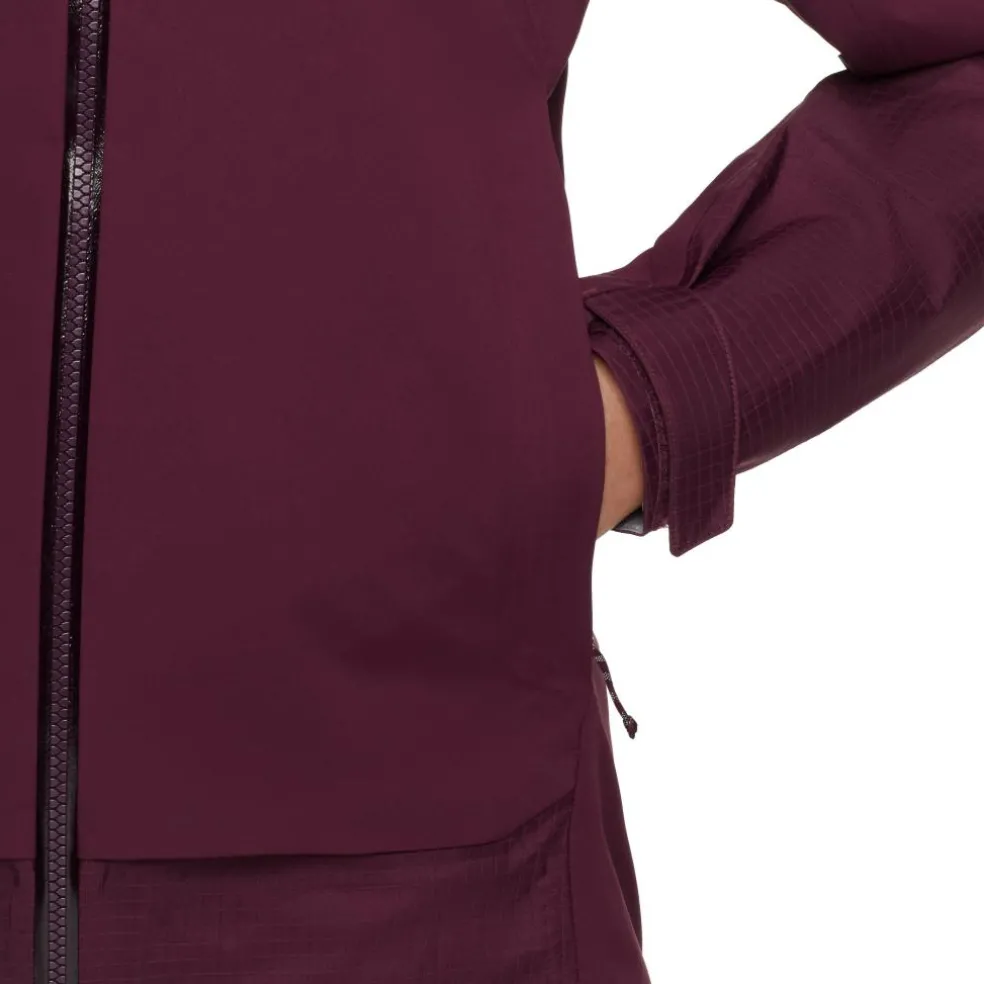 Mammut Ducan Guide HS Hooded outdoor jack dames vin