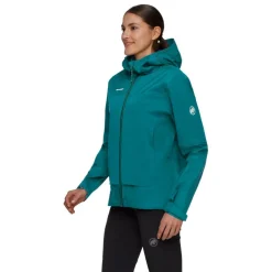 Mammut Ducan Guide HS Hooded outdoor jack dames deep teal