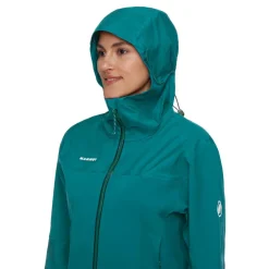 Mammut Ducan Guide HS Hooded outdoor jack dames deep teal