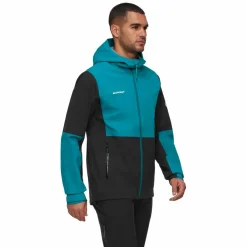 Mammut Linard Guide HS Hooded outdoor jack heren black deep teal