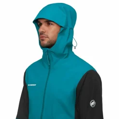 Mammut Linard Guide HS Hooded outdoor jack heren black deep teal