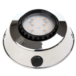 Marine LED  Cor opbouwspot met schakelaar chroom