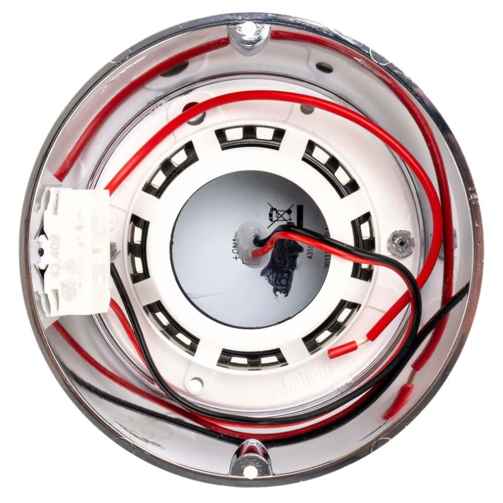 Marine LED Cor opbouwspot met schakelaar chroom