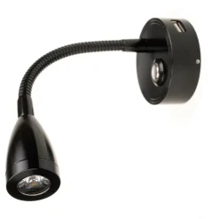 Marine LED Mini Flex USB led opbouwspot zwart