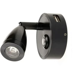 Marine LED Mini led opbouwspot zwart