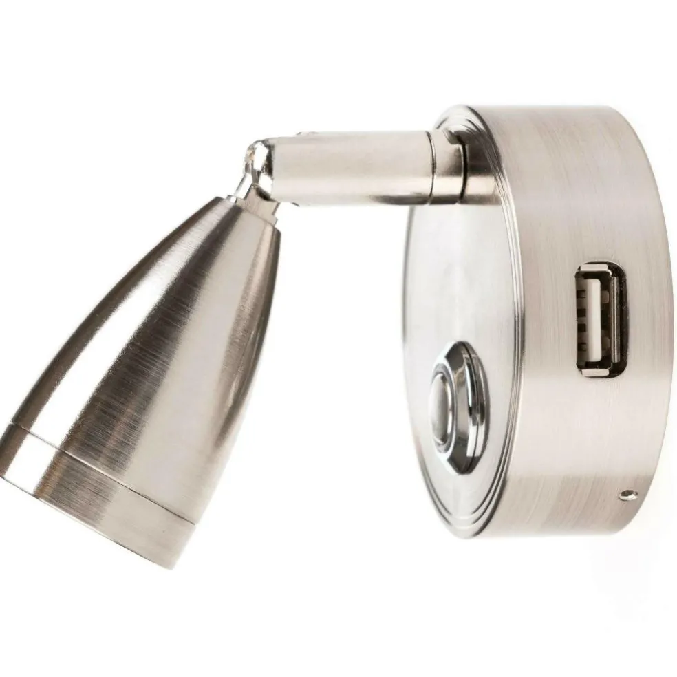 Marine LED Mini led opbouwspot satin nickel