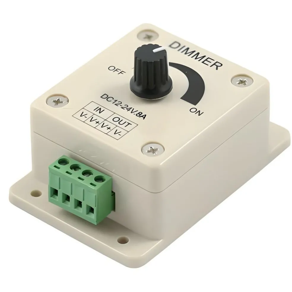 Marine LED PWM 12/24V 8A dimmer
