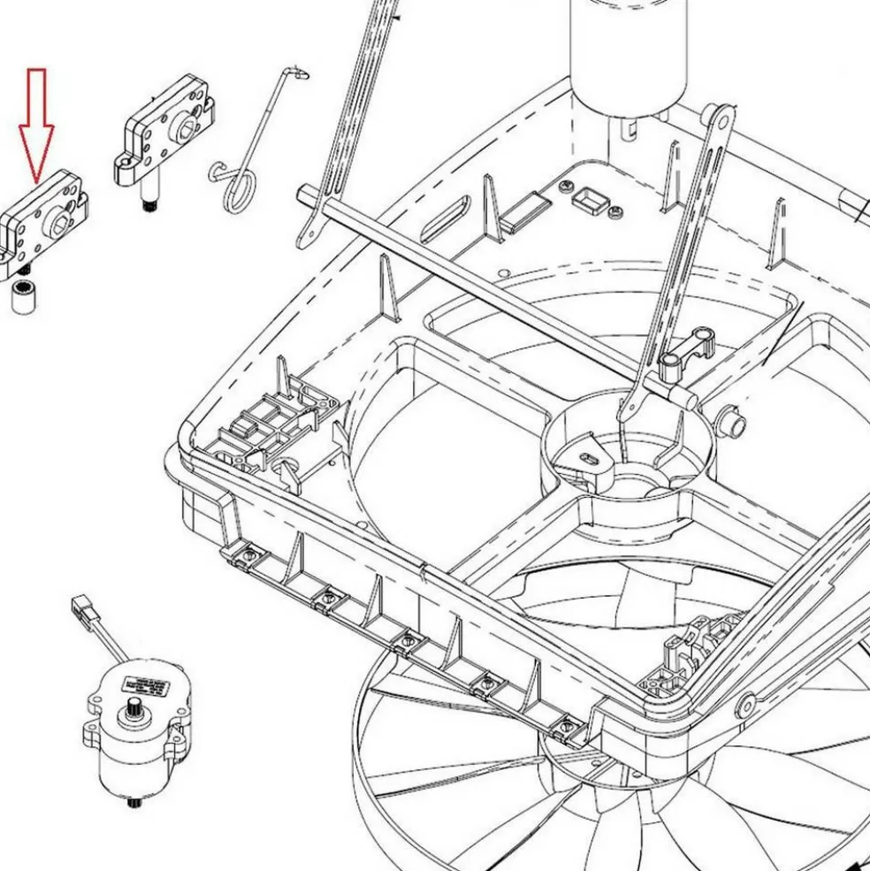 Maxxfan Automatisch opdraaimechanisme voor Maxxfan Deluxe 16A
