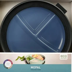 Mepal Cirqula Bento multikom vershouddoos rond 1 liter nordic black