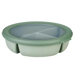 Mepal Cirqula Bento multikom vershouddoos rond 1 liter nordic sage