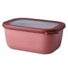 Mepal Cirqula multikom vershouddoos rechthoekig 1,5  liter vivid mauve