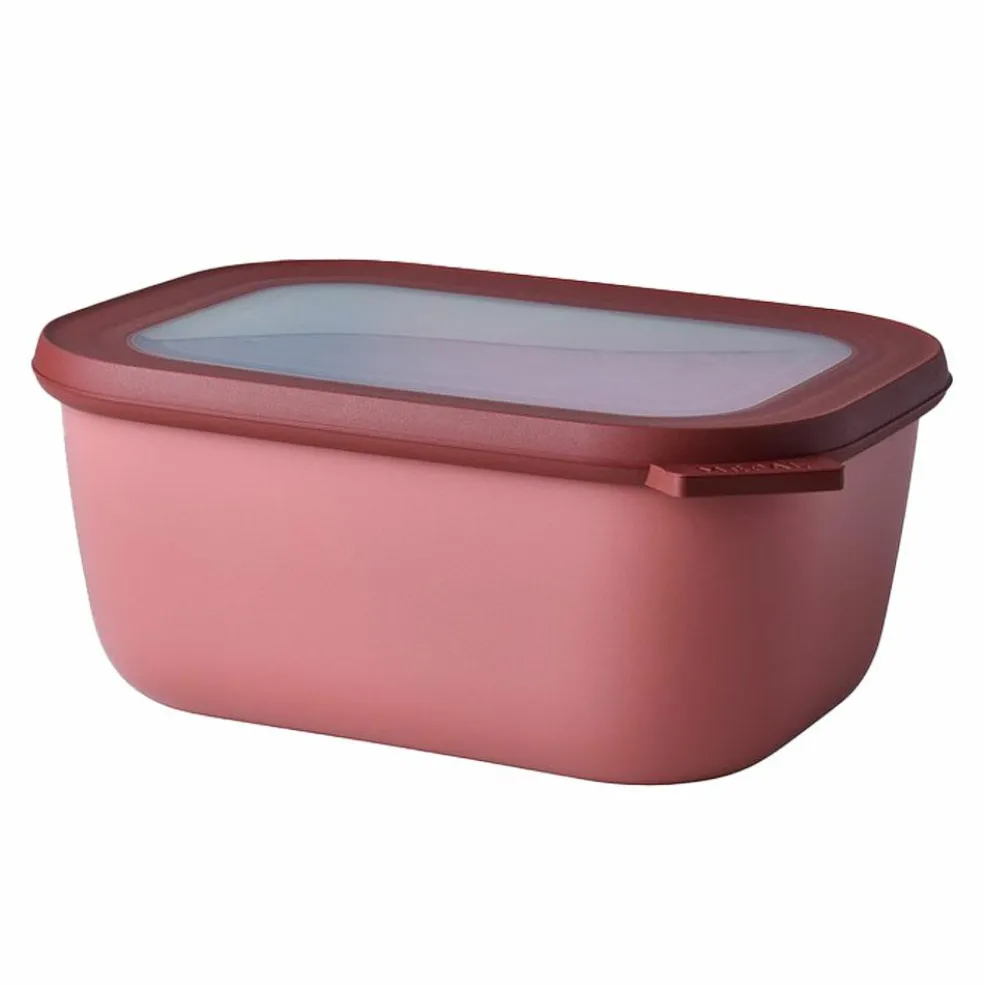 Mepal Cirqula multikom vershouddoos rechthoekig 1,5 liter vivid mauve