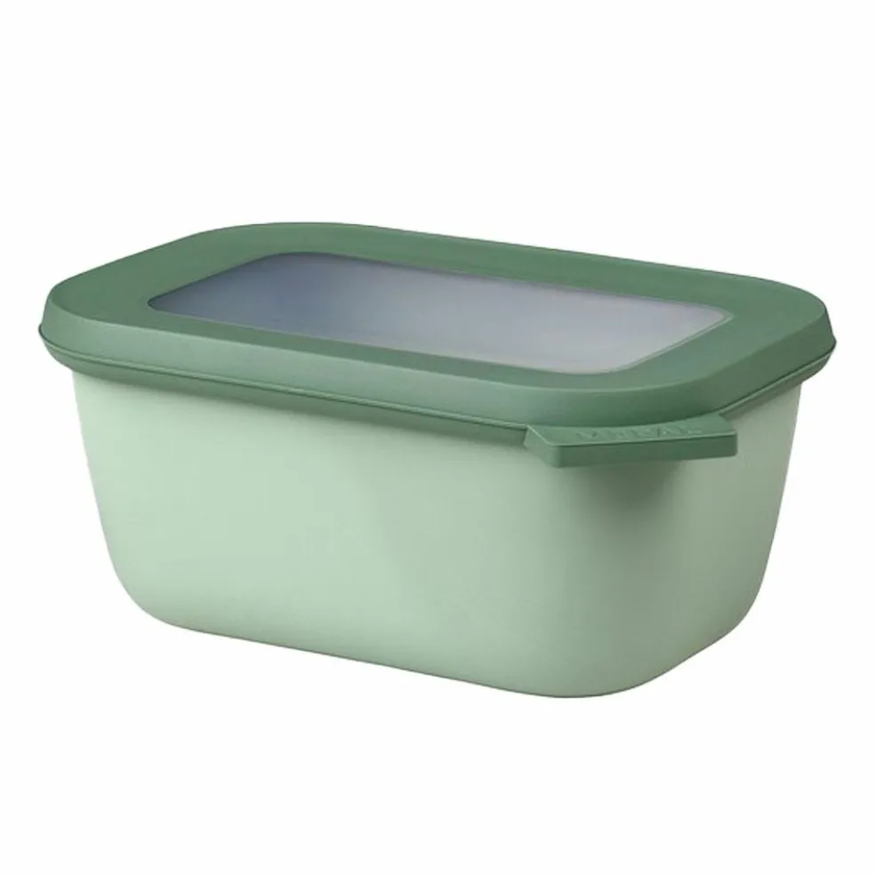 Mepal Cirqula multikom vershouddoos rechthoekig 750 ml nordic sage