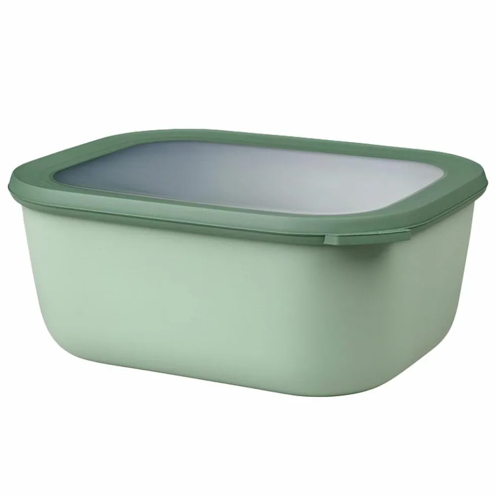 Mepal Cirqula multikom vershouddoos rechthoekig 3 liter nordic sage