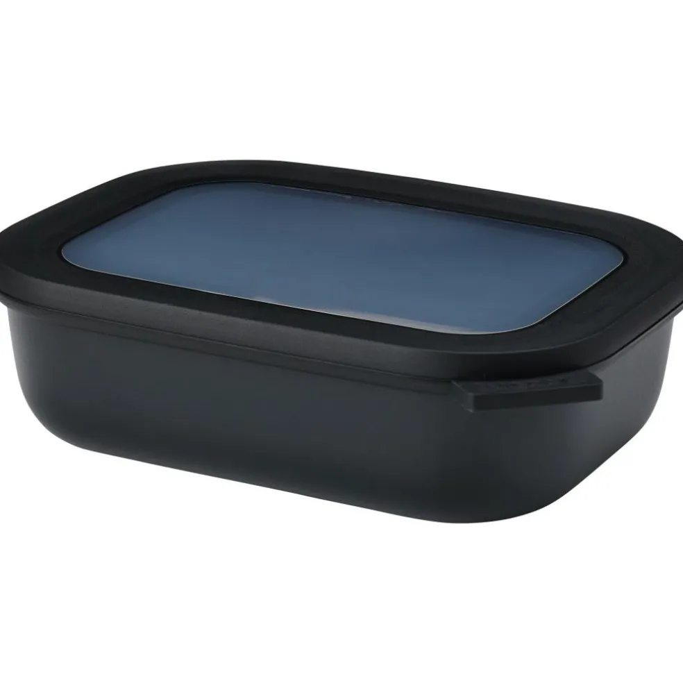 Mepal Cirqula multikom vershouddoos rechthoekig 1 liter nordic black