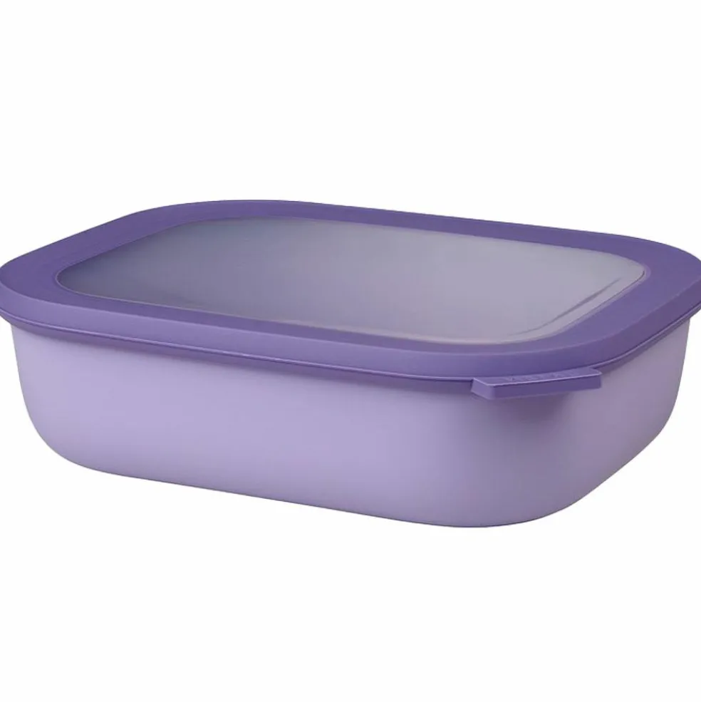 Mepal Cirqula multikom vershouddoos rechthoekig 2 liter vivid lilac