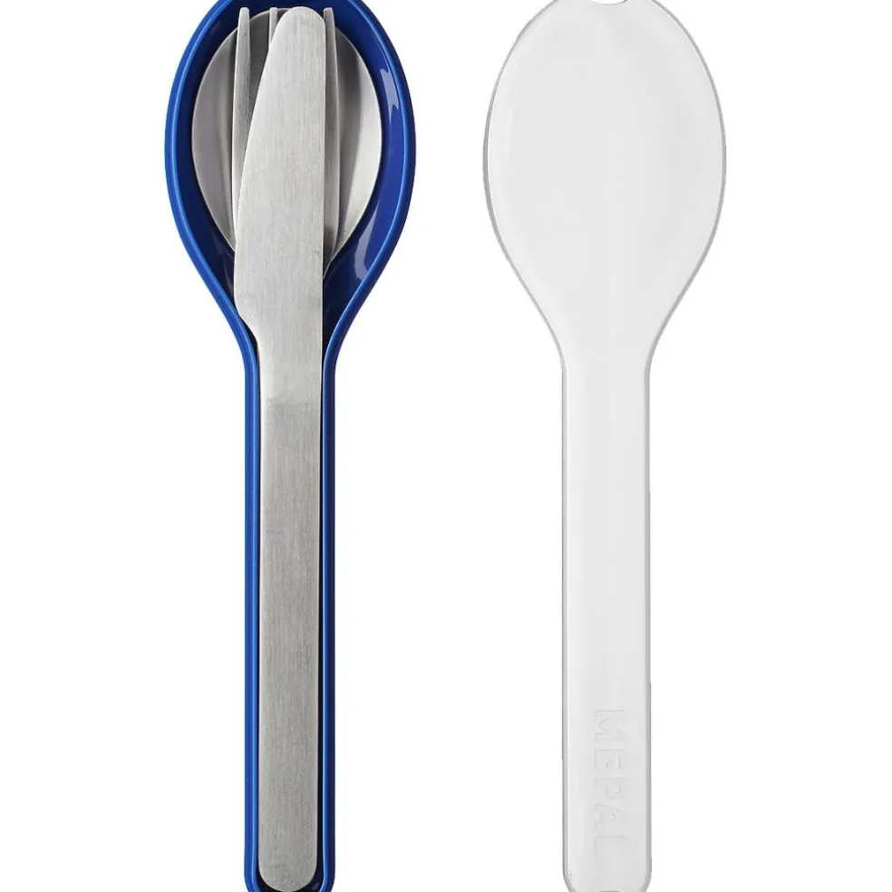 Mepal Ellipse bestekset vivid blue 3-delig