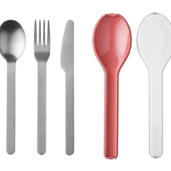 Mepal Ellipse bestekset vivid mauve 3-delig