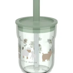 Mepal Mio beker met rietje 250 ml little dutch little farm