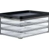 Mepal Omnia 3-laags vleeswarendoos black