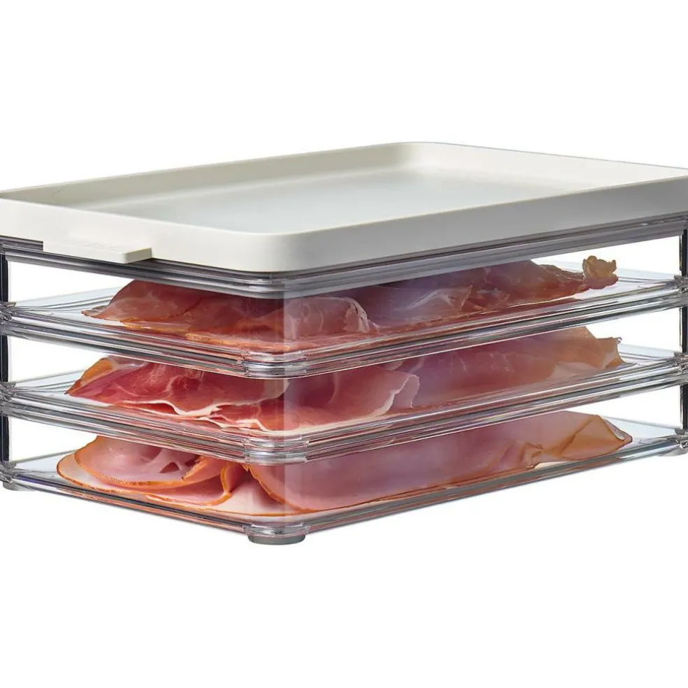 Mepal Omnia 3-laags vleeswarendoos nordic white