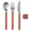 Mepal Silueta bestekset 3-delig vivid mauve