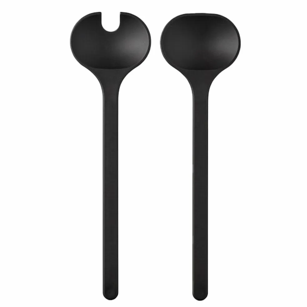 Mepal Silueta saladebestek 2-delig nordic black